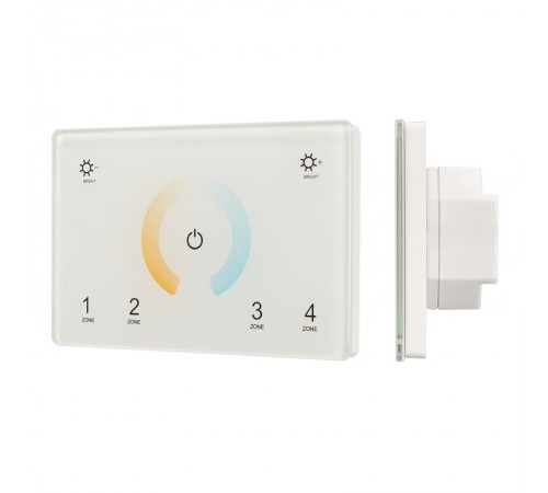 Панель Sens SMART-P81-MIX White (230V, 4 зоны, 2.4G) (Arlight, IP20 Пластик, 5 лет)  028400  Arlight