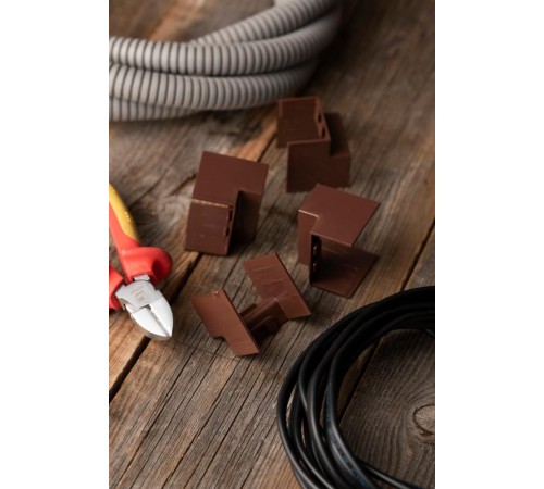 Угол внутренний (40х25) (4 шт) Plast EKF PROxima  под темное деревоibd-40-25x4EKF