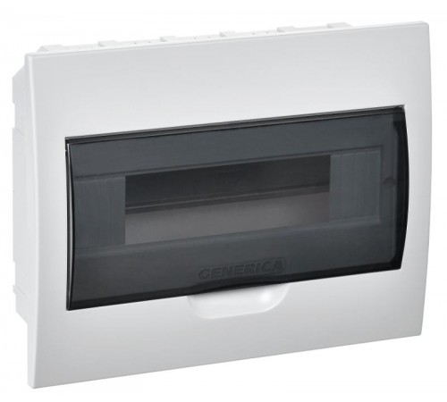 Бокс ЩРВ-П-12 модулей встраиваемый пластик IP41 (222х280х92мм)  MKP12-V-12-41-G  GENERICA