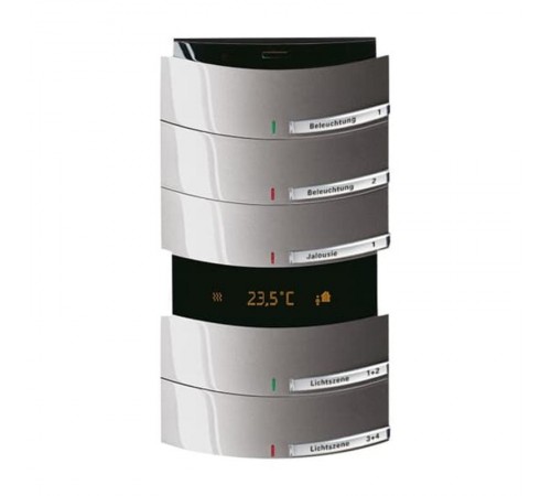 6321/58-20-500 Сенсор 5/10-клавишный, терморегулятор, triton, цвет платина  6320-0-0062  2CKA006320A0062  ABB