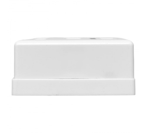Розетка настенная TERACOM Cat.5E неэкранированная 2 порта RJ-45 Dual IDC белая  TRC-WBOX-2RJ45-5EUTP-WH  EKF
