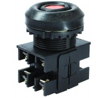 ВК30-10-22110-54 У2, красный, 2з+2р, цилиндр, IP54, 10А. 660В, выключатель кнопочный (ЭТ)  ET052783  Электротехник