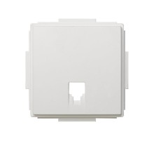 Simon 27 Накладка на розетку телефонную (механизм S27), IP44, IK07, Scudo, белый  2705062-030  Simon