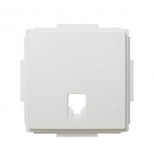 Simon 27 Накладка на розетку телефонную (механизм S27), IP44, IK07, Scudo, белый  2705062-030  Simon