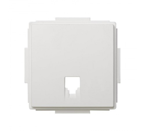 Simon 27 Накладка на розетку телефонную (механизм S27), IP44, IK07, Scudo, белый  2705062-030  Simon