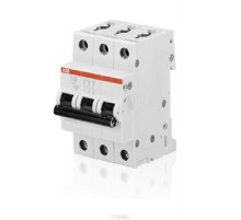 Выключатель автоматический трехполюсный SH203 63А D 6кА (SH203 D63)  2CDS213001R0631  ABB