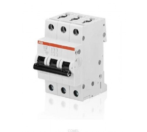 Выключатель автоматический трехполюсный SH203 63А D 6кА (SH203 D63)  2CDS213001R0631  ABB