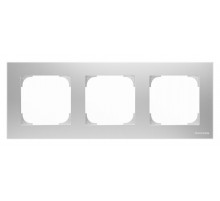 Рамка 3-постовая, серия SKY, цвет серебристый алюминий2CLA857300A1301 ABB