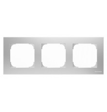 Рамка 3-постовая, серия SKY, цвет серебристый алюминий2CLA857300A1301 ABB