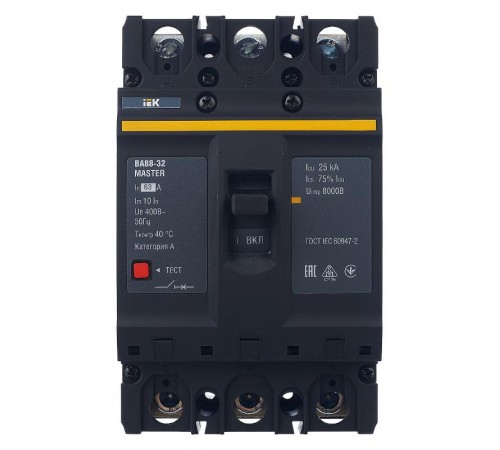 Выкл. авт. ВА88-32 3Р 63А 25кА MASTER IEK  SVA10-3-0063-02  IEK