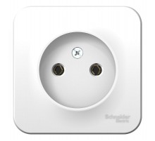 Blanca Белый О/У с монтажной пластиной Розетка без заземления без шторок 16А, 250В  BLNRA000121  SE