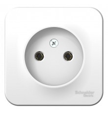 Blanca Белый О/У с монтажной пластиной Розетка без заземления без шторок 16А, 250В  BLNRA000121  SE