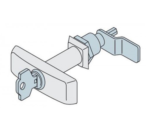 Замок с ключом для шкафов SR  AA8003  ABB