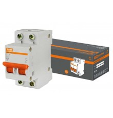 Выключатель автоматический двухполюсный ВА47-63 32А C 4,5кА  SQ0218-0013  TDM
