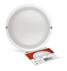 Светильник светодиодный пылевлагозащищенный для ЖКХ СПП-КРУГ 12Вт 230В 4000К 960Лм IP65  4690612034720  IN HOME