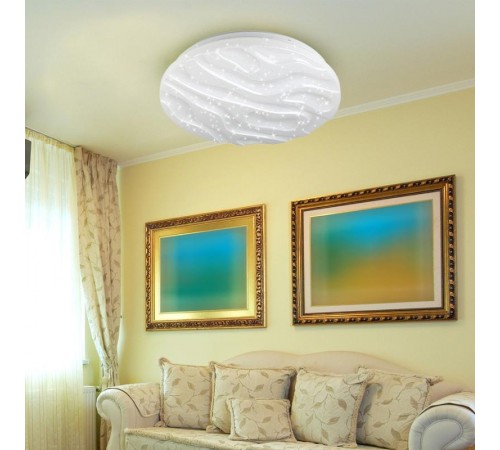 Светильник светодиодный декоративный бытовой SPB-6 "Wave" 70Вт 3000-6500К 5950 Лм с пультом ДУ 490x81 мм  Б0034964  ЭРА