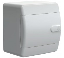 Корпус пластиковый навесной на 4 модуля ЩРН-П-4 IP41 белая дверь UNION Compact  UIC-KP13-N-04-41-K01  IEK