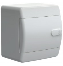 Корпус пластиковый навесной на 4 модуля ЩРН-П-4 IP41 белая дверь UNION Compact  UIC-KP13-N-04-41-K01  IEK