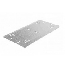 Протектор соединения лотков УЛ шириной 100 мм, толщ. 1,0 мм, Сендзимир цинк  ПР-100-1,0-СЦ  Ostec