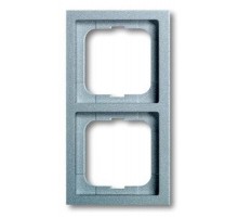 Рамка 2-постовая, серия, серия solo/future, цвет linear, цвет серебристо-алюминиевый  1754-0-4530   2CKA001754A4530  ABB