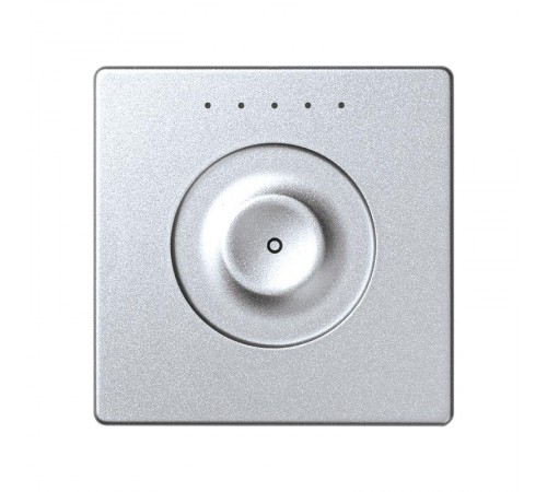 Сенсорный 1-кл выключатель без маркировки, с возможностью регулирования, алюминий  8000611-093  Simon