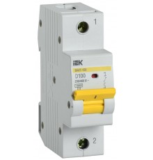 Выключатель автоматический однополюсный ВА47-150 100А D 15кА KARAT  MVA50-1-100-D  IEK