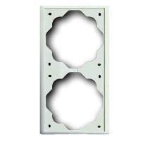 Рамка 2-постовая, серия impuls, цвет белый бархат  1754-0-4432   2CKA001754A4432  ABB