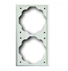 Рамка 2-постовая, серия impuls, цвет белый бархат  1754-0-4432   2CKA001754A4432  ABB