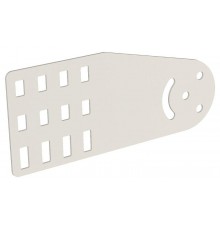 Пластина шарнирная h=100мм RAL 9016  CLM51D-PSH-100-9016  IEK