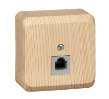 Этюд Сосна О/У Розетка телефонная 1-ая  TELA-001D  SE