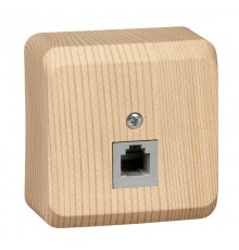 Этюд Сосна О/У Розетка телефонная 1-ая  TELA-001D  SE