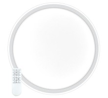 Светильник светодиодный управляемый с пультом 100W, Max. 7000Lum, 3000К-6500K, IP20, белый AL5800 RING  41558  FERON