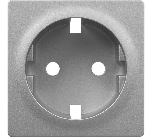 Valena LIFE Алюминий Накладка розетки с/з  755202  Legrand