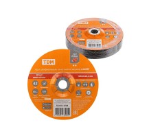 Круг шлифовальный, зачистной по металлу, 180х6х22,2 мм, тип 42, A24RBF, серия "Рубин",  SQ1071-0708  TDM