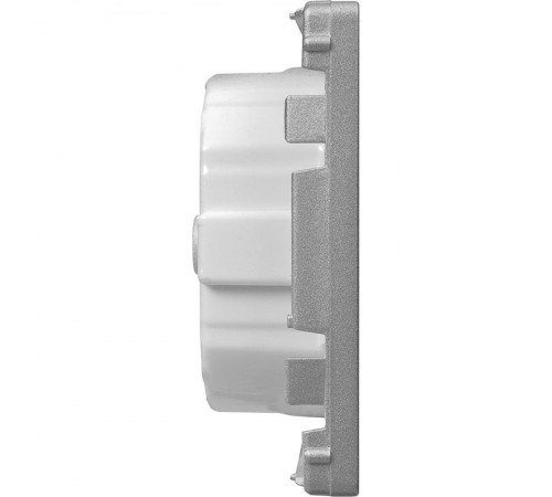 Valena LIFE Алюминий Накладка розетки с/з  755202  Legrand