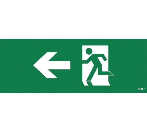 Пиктограмма (наклейка) "Фигура/стрелка влево" ССА 1005  LPC10-1-35-13-FNAL  IEK