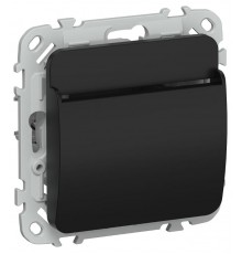 FLITE Выключатель карточный 30А ВК-0-ФлЧ черный  FI-V11-0-10-K02  IEK