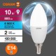 Лампа светодиодная LED Value CL- B 10W/865 230V E14 10X1  4058075579262  OSRAM