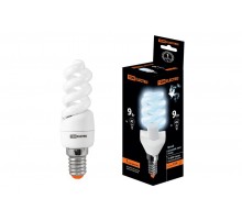 Лампа энергосберегающая КЛЛ  9Вт E14 840 cпираль FSТ2 32х99мм  SQ0323-0056  TDM