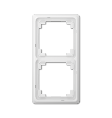 Рамка для вертикальной и горизонтальной установки, 2-кратная, белая  CDP582WW  Jung