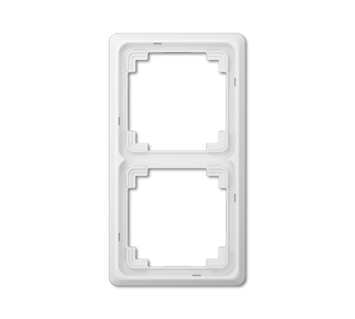 Рамка для вертикальной и горизонтальной установки, 2-кратная, белая  CDP582WW  Jung