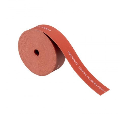 Тeрмоусаживаемая лента с клеевым слоем 25 мм х 0,8 мм, красная (ролик 5 м) (ТЛ-0,8)  48-9004  REXANT