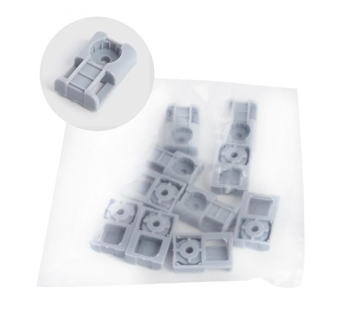 Площадки под стяжку для прямого монтажа 31*20 мм, серый PMCL3120G (100шт в упак)  49064  STEKKER