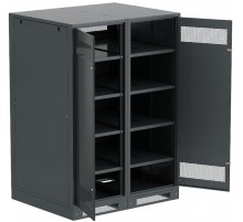 ITK LINEA B Шкаф (пустой) 1700х1200мм дверь двуст. мет. чер.  LB05-17H29-2M  ITK