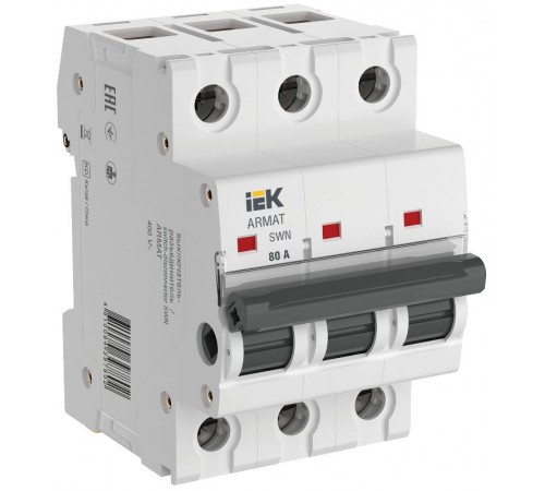 ARMAT Выключатель нагрузки SWN 3P 80А  AR-SWN-3-080  IEK