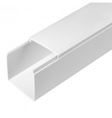 Кабель-канал белый 60х60 (12 м/уп) 2-й замок в п/э  PR03.0056  Промрукав