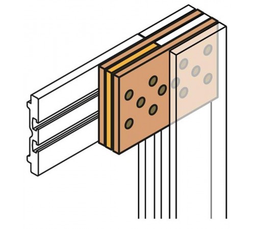 Соединитель фигурн/плоск.шин, 2000-2500А1STQ009226A0000  ABB