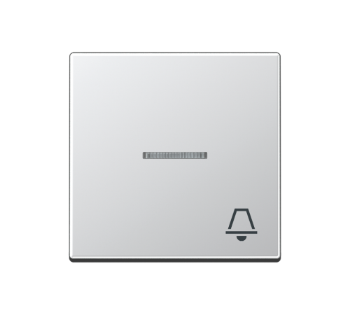 клавиша с символом звонок с линзой, алюминий  A590KO5KAL  Jung