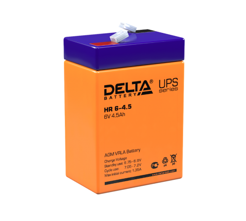 Акумуляторная батарея UPS серии HR 6-4.5 6В/4,5Ач  HR 6-4.5  DELTA