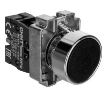 Кнопка управления NP2-BL21 без подсветки, черная, 1НО, IP40 (R)  576043  CHINT